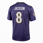 Pánský dres Lamar Jackson #8 Baltimore Ravens NFL Nike Game Home Jersey Velikost: XL