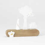 Räder Stojánek na šperky Jewellery Garden, bílá barva, dřevo, porcelán