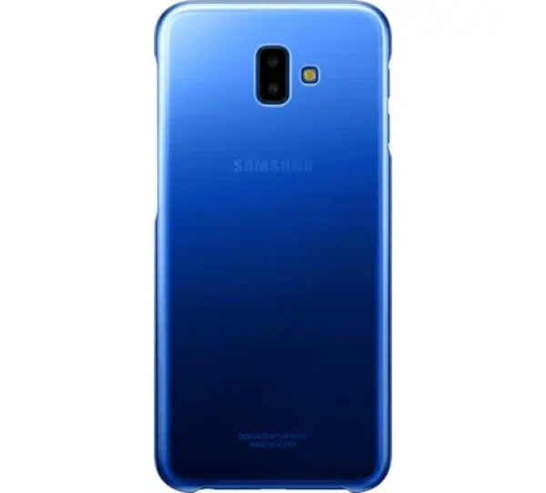Samsung Gradation Clear Cover Galaxy J6 Plus modrá EF-AJ610CLEGWW