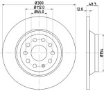 Brzdy kotouče desky zadní SEAT ALHAMBRA TARRACO 300mm