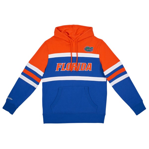 Mitchell & Ness Pánská mikina Florida Gators NCAA Head Coach College Vault Hoodie - Modrá Velikost: S