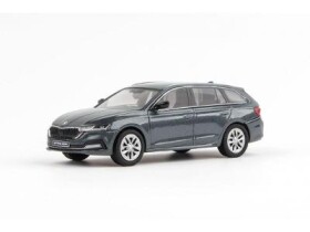 Škoda Octavia IV Combi (2020) - Šedá Quartz Metalíza 1:43 Abrex