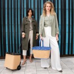 Nákupní košík Reisenthel Carrybag Frame Raffia blue