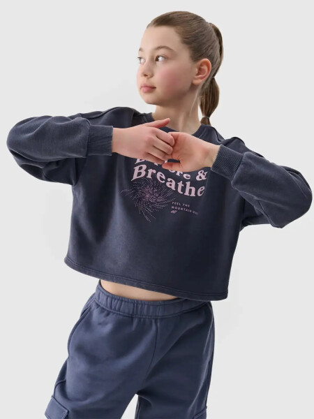 Dívčí cropped mikina 4F Velikost: 140