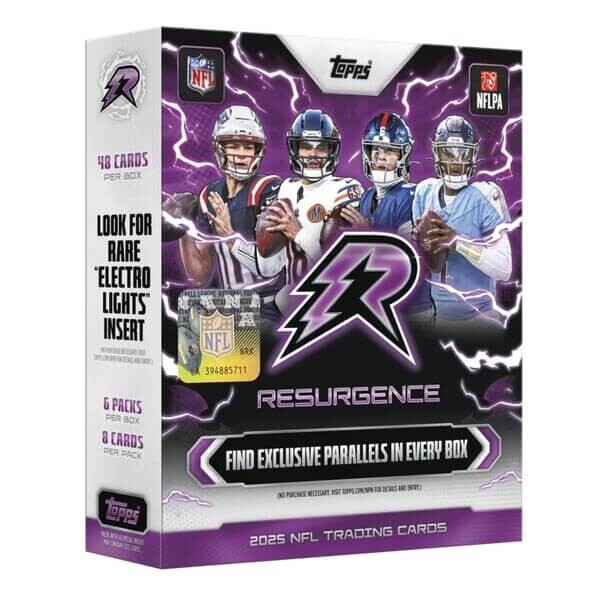 2025 Topps Resurgence Football Mega box - karty NFL