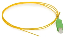 XtendLan Optický pigtail SC/APC / Optický pigtail / 9/125 / 0,9 mm / 1 m / G.652d / LS0H (FOT-SCA-9-1-9-1)