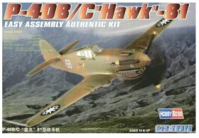 Hobbyboss Curtiss P-40B/C Hawk 81 čínské letectvo 1:72