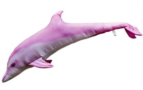 Gaby Polštář Delfín albín Růžový 125cm,Gaby Polštář Delfín albín Růžový 125cm