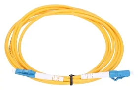Extralink LC/UPC-LC/UPC žlutý / Patchcord / Jednomódový / Simplex / G652D / 0,5 m (EX.14992)