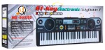 Mamido Velký keyboard s mikrofonem MP3 černý