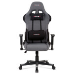 Kancelářská židle, šedá látka, houpací mech., plastový kříž