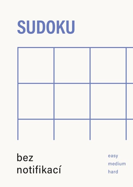 Sudoku bez notifikací (modrá) - kolektiv autorů