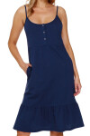 Dámská těhotenská košile 7244 dark blue - Doctornap tmavě modrá XL