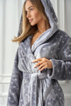 L&L 2551 Amira Long S-2XL dámský župan bílá L