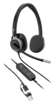 Poly Mission 625 černá / Náhlavní souprava / Stereo / USB-C/A / Microsoft Teams (C01C6A6#AC3)