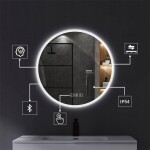 Tutumi - Zrcadlo LED BLUETOOTH FFJ 60cm HOM-06501