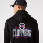 New Era Pánská mikina Los Angeles Clippers NBA Neon Logo Hoodie Velikost: S