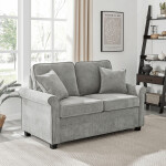 Dvoumístná pohovka, šedá, manšestrová látka, ASB-4170 GREY2