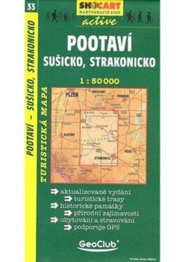 Pootaví, Sušicko, Strakonicko 1:50 000
