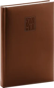 NOTIQUE Denní diář Panama 2026 hnědý / 15 x 21 cm (PGD-DA5PA-6387)