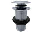 RAV Slezák - Výpusť umyvadlová 5/4'' bez přepadu - neuzavíratelná zátka, Chrom MD0799 MD0799