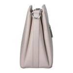 Trendy dámská koženková crossbody kabelka Lira, šedá