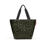 Nákupní taška přes rameno Reisenthel Shopper M Teddy leo olive
