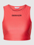 Dámský top Calvin Klein KW0KW01905 korálový