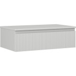 MEXEN/S - Rivel koupelnová skříňka pod umyvadlo 80 cm s deskou, 1 šuplík, reliéf , šedá mat 91A20-08023-1-BFC62