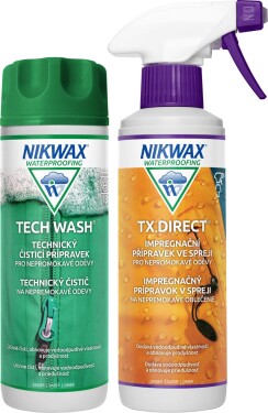 NIKWAX sada Tech Wash a TX.Direct Spray-On (300 + 300 ml)