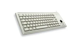 CHERRY G84-4420LUBEU-0 šedá / Klávesnice s trackballem / drátová / USB / US layout (G84-4420LUBEU-0)