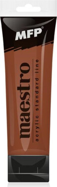 Akrylová barva Maestro 75ml - burnt sienna