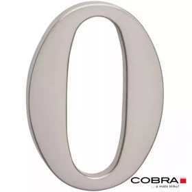 Cislo 3D nikl matny 0 - 10 cm