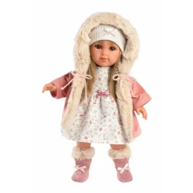 Llorens 53541 ELENA - realistická panenka s měkkým látkovým tělem - 35 cm