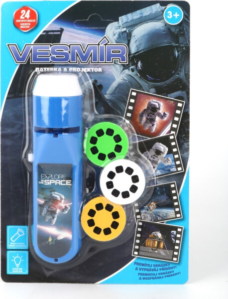 Baterka a projektor Vesmír