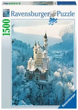 Ravensburger Zámek Neuschwanstein v zimě