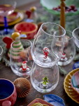 Bloomingville Vánoční skleničky Misa 560 ml – set 4 ks, čirá barva, sklo