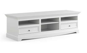 Massivo.cz TV stolek Belluno Elegante - velký, bílý, masiv, borovice
