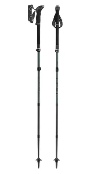 Leki TR Makalu FX zelená / Trekingové hole / karbon / 110-130 cm / 252 g (65620621S)