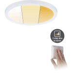 Paulmann 92907 Whirl LED vestavné svítidlo, LED, pevně vestavěné LED, 4.9 W, hliník (kartáčovaný), saténová, sada 3 ks