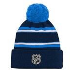 Outerstuff Dětská Zimní Čepice Winnipeg Jets Jacquard Cuffed Knit With Pom