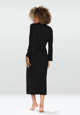 DKaren Housecoat Melissa Black