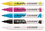Royal Talens Royal Talens, 11509900, Ecoline brushpen set, sada štětečkových akvarelových popisovačů, primary, 5 ks