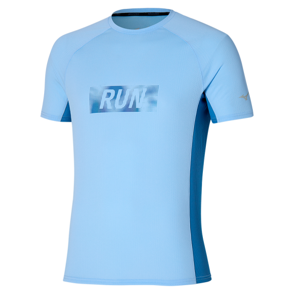 Běžecké tričko Mizuno DryAeroFlow Graphic Tee J2GAB00521 Velikost textilu: M