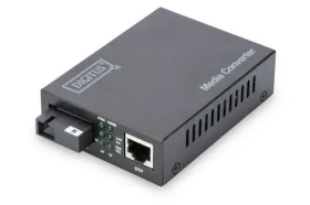 Digitus RJ-45/SC Singlemode / Mediakonvertor / Gigabit Ethernet / 1000Base-TX - 1000Base-LX / dosah 20 km (DN-82122)