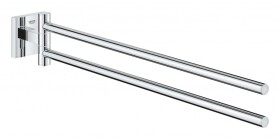 GROHE - QuickFix Start Cube Dvojitý držák ručníků, délka 44 cm, chrom 40976000