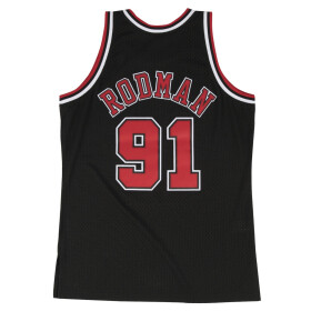 Mitchell & Ness Pánský dres Chicago Bulls NBA Dennis Rodman #91 Swingman - Černá Velikost: XL