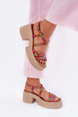 Sandály na podpatku model 215023 Step in style 39