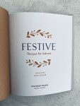 Kniha Festive - Recipes for Advent, modrá barva, papír