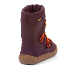 Dívčí zimní barefoot boty TEX TRACK WOOL Purple G3160251-4 - 34